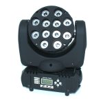 DSE MovingHead 12x12W - 28 canale