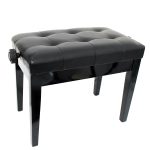 Orlando PB001BK - Piano bench - imagine 2