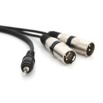 Cablu OFC JACK (3,5mm) - 2xXLR - 3m - imagine 2