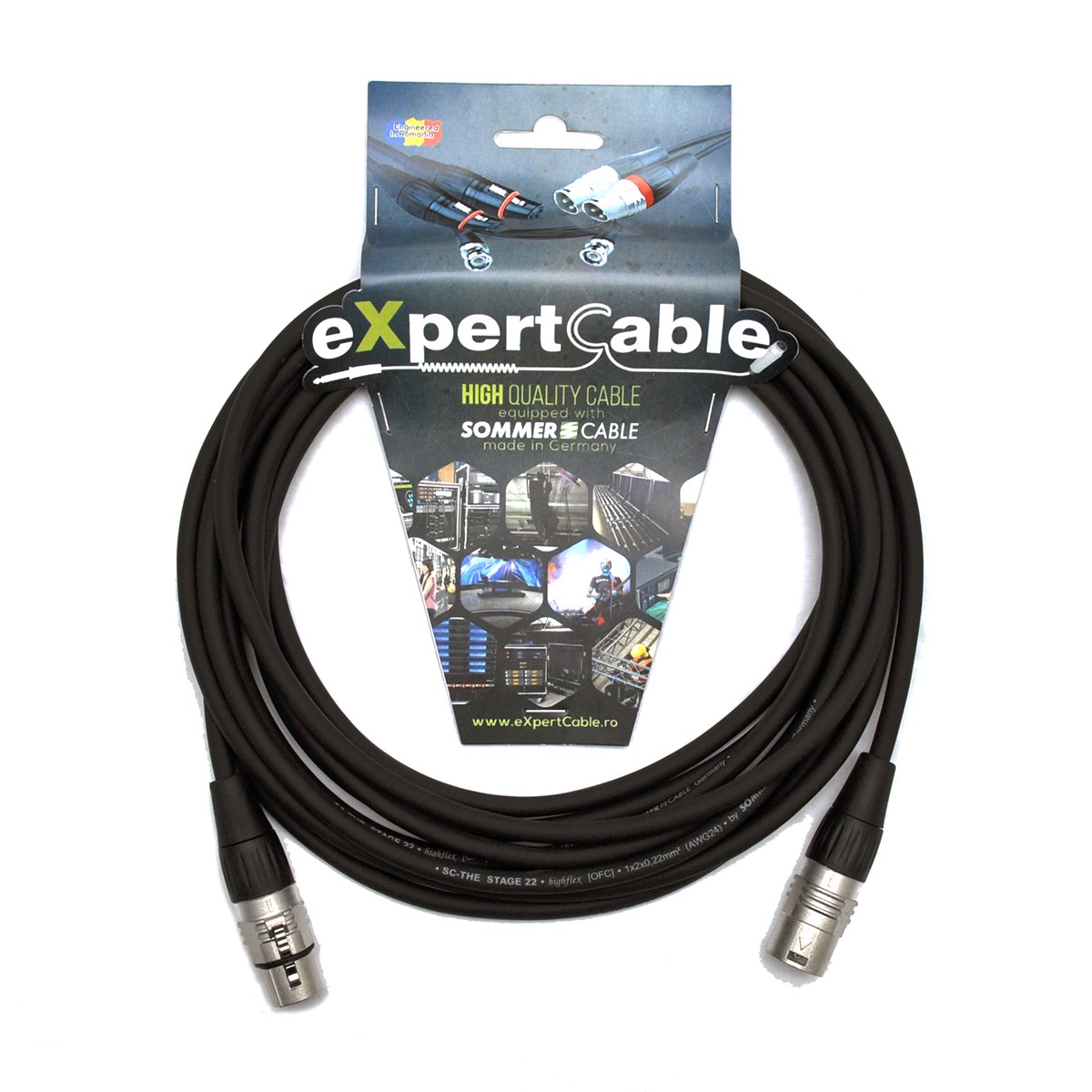 ps-products-11833-30902 Cablu XLR-XLR 1m Sommer Cable BLACK - imagine 1