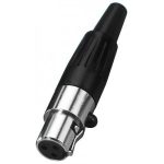 Mufa Mini XLR 4 pini eXpertCable﻿
