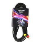 Cablu profesional JACK (3,5mm)  2xRCA - 3m