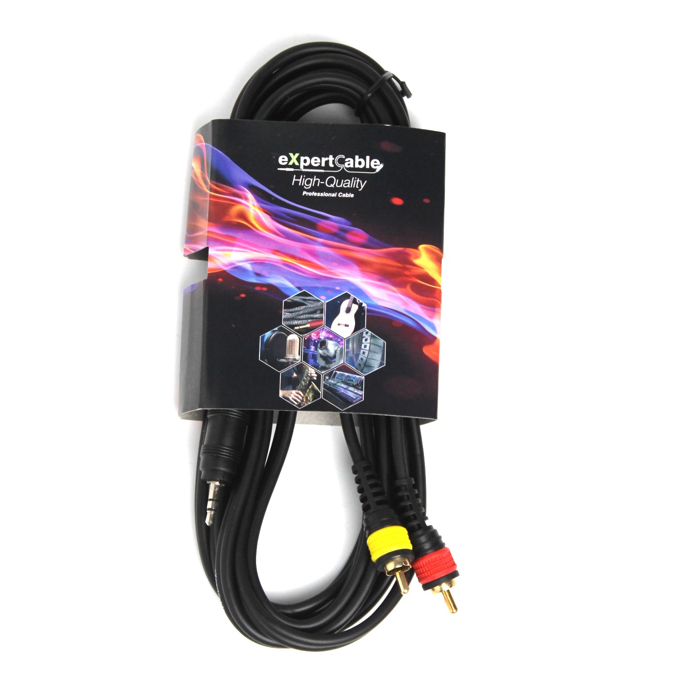 ps-products-12648-29564 Cablu profesional JACK (3,5mm) 2xRCA - 3m - imagine 1
