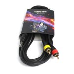Cablu profesional JACK (3,5mm)  2xRCA - 3m - imagine 2