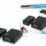 Prelungitor VGA + audio prin cablu UTP Konig