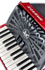 Hohner Bravo II 60 Red silent key - imagine 3