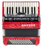 Hohner Bravo II 60 Red silent key - imagine 2
