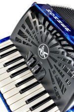 Hohner Bravo II 48 Blue silent key - imagine 4
