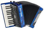 Hohner Bravo II 48 Blue silent key - imagine 8