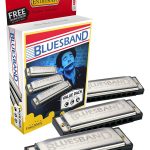Hohner Bluesband Harmonica,pachet de 3 muzicute ( C,G,A)