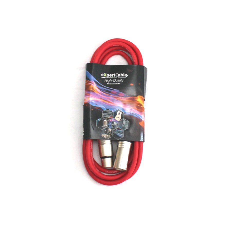 ps-products-13437-31679 Cablu XLR XLR 0.5m ROSU eXpertCable - imagine 1
