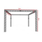 Scena 8.5m x 6m x 8m