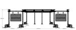 Scena concerte 14.8m x 7m x 8m