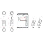 Adaptor XLR mama-RJ45 - imagine 3