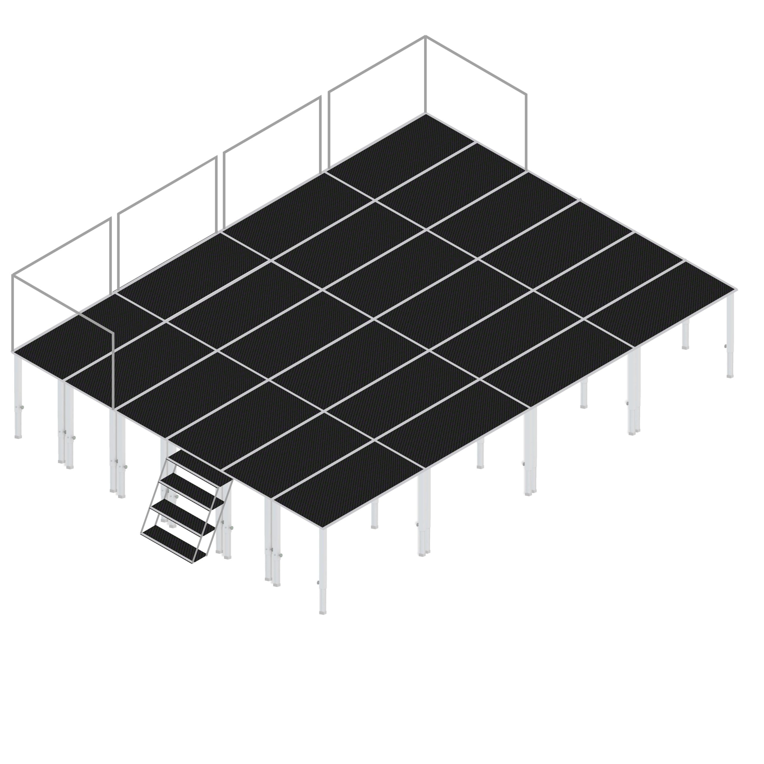 ps-products-14017-33594 Podium scena 8 m x 6 m cu balustrada si scara - imagine 1