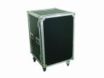 Rack Amplificatoare D.S.E. Anti-Shock 16U (Roti+Capace)