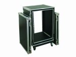 Rack Amplificatoare D.S.E. Anti-Shock 16U (Roti+Capace) - imagine 2