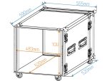 eXpertCase PRO 10U cu roti si capace - imagine 4
