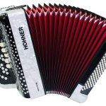 HOHNER Nova III 96 white, B-stepped