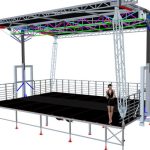 Scena mobila 9.10 x 6.58m