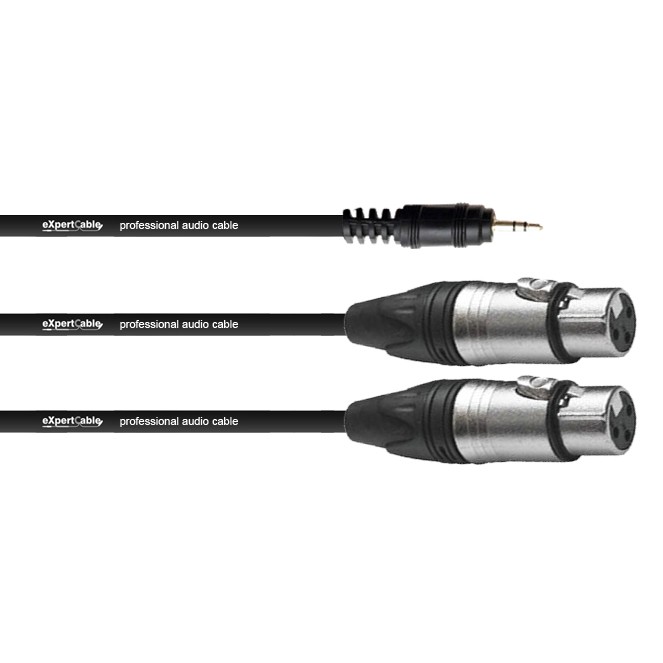 ps-products-14889-37244 Cablu profesional Jack 3.5 mm - 2 XLR mama eXpertCable 3m. - imagine 1