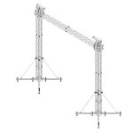 Schela suport ecran cu led 7 x 6m - imagine 2