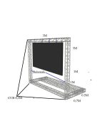 Schela suport ecran led 5.6 x 3.6m - imagine 6