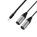 Cablu audio jack 3.5mm - 2*XLR tata 3m