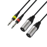 Cablu audio 2*jack 6.3mm - 2*XLR tata 1.5m