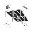Podium scena 8 m x 4 m interior exterior