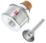 Surdina pentru trompeta Harmon Wow Wow Mute Trumpet Alu - imagine 4