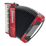 Hohner Bravo III 72 Red silent key