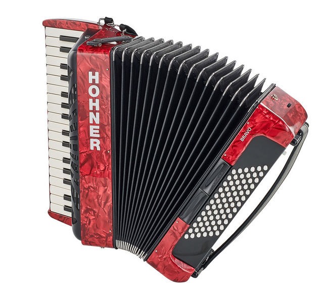 ps-products-17903-45867 Hohner Bravo III 72 Red silent key - imagine 1