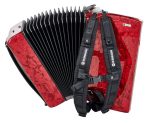 Hohner Bravo III 72 Red silent key - imagine 4