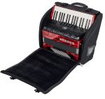 Hohner Bravo III 72 Red silent key - imagine 11