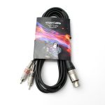 Cablu 2xRCA XLR mama 3m eXpertCable - imagine 4