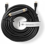 Cablu HDMI - HDMI 30 m Ethernet negru Nedis - imagine 2