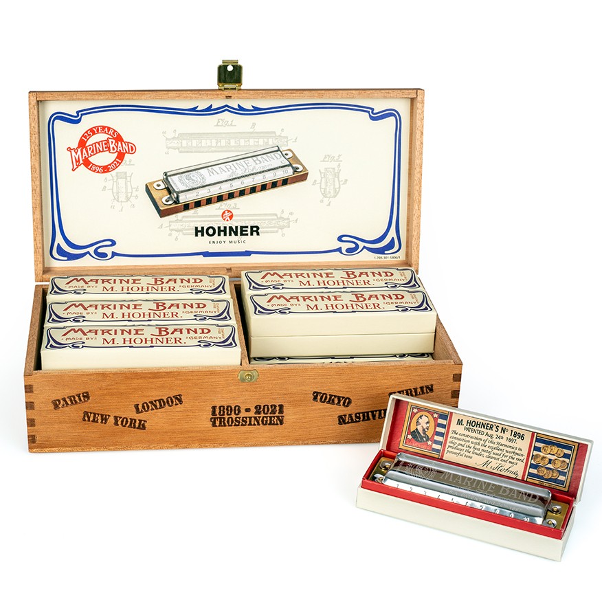 ps-products-18106-46646 SET 12 x Hohner Marine Band 125th Anniversary - imagine 1