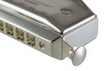 Muzicuta Hohner Silver Concerto Chromatic Harmonica - imagine 2