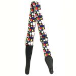 Multicolout Guitar Strap CL015 - imagine 2