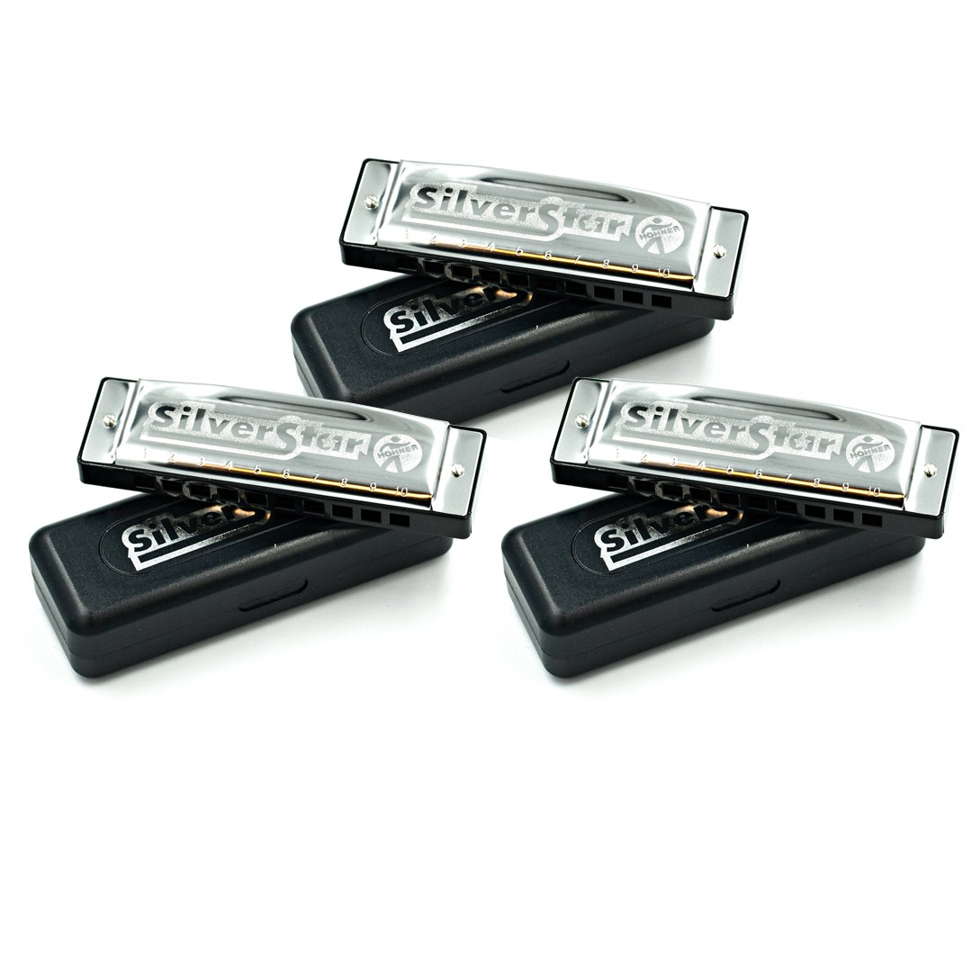 ps-products-18322-47471 Set 3 muzicute Hohner Silver Star - imagine 1