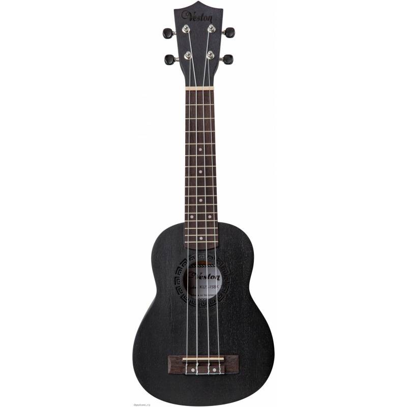 ps-products-18523-47984 VESTON KUS100 BK CONCERT UKULELE BLK - imagine 1