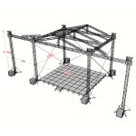 Scena mobila DSE 12.5m x 10m x 8.5m