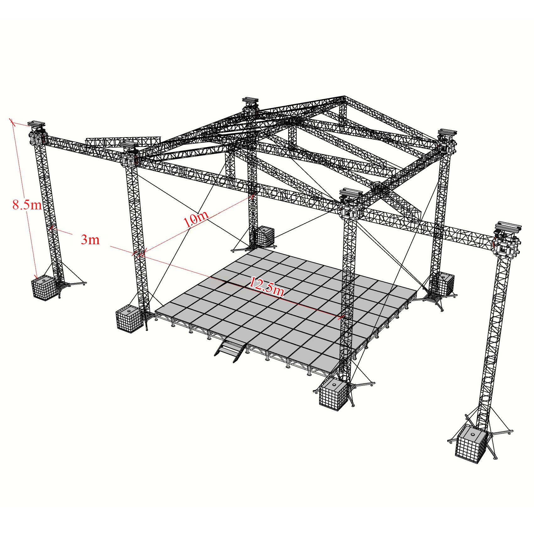 ps-products-18764-49085 Scena mobila DSE 12.5m x 10m x 8.5m - imagine 1