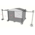 Scena mobila DSE 12.5m x 10m x 8.5m - imagine 2