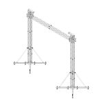 Schela suport ecran cu led 7 x 6m (grosime 3mm) - imagine 2