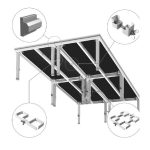 Podium scena 5m x 4m interior-exterior inaltime 40cm - imagine 2