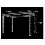 Stand schela 8x6x4m 3mm - imagine 2