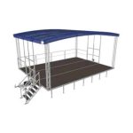 Scena Mobila Evenimente Arcum X48 cu Acoperis Arcuit - imagine 2
