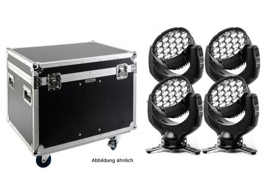 ps-products-20716-56477 GLP Impression X4 XLR 5in Tourpack 4 SET, 4x Impression X4, 1x Case for 4x X4 , 4x Omega Brackets, 4x Powercon Cable - imagine 1